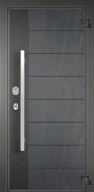 Входная дверь Kiparis-7 (МДФ Винорит / МДФ Филенчатый) - внешняя сторона
